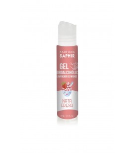 GEL HIDROALCOHÓLICO LIMPIADOR DE MANOS FRESA Y NATA 75ML.
