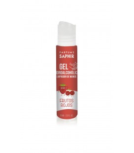 GEL HIDROALCOHÓLICO LIMPIADOR DE MANOS FRUTOS ROJOS 75ML.