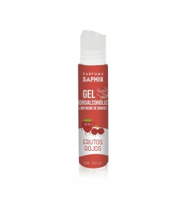 GEL HIDROALCOHÓLICO LIMPIADOR DE MANOS FRUTOS ROJOS 75ML.